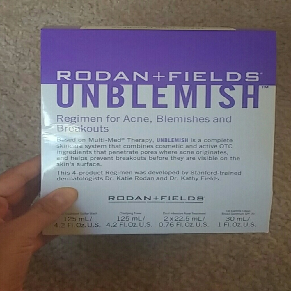 NIB Rodan & Fields Unblemish regimen